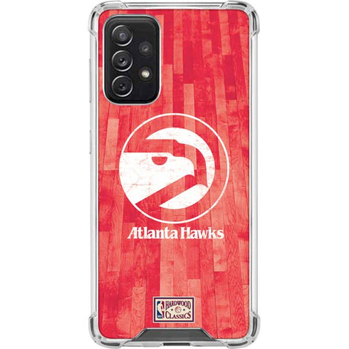 NBA Atlanta Hawks Hardwood Classics Galaxy A72 5G Clear Case
